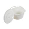 Zambuph Half Pail for Commode Chair with Lid Replacement Sturdy Portable Toilet Bucket Convenient for Travel MaterialPortable Toilet Commode is Both Sturdy view 1