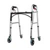 DFGHNBVC Adjustable Height Bariatric Heavy-Duty Folding Walker With Locking Swivel Wheels For Seniors Portable Mobility Aid For Elderly Adults view 1