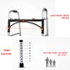 DFGHNBVC Adjustable Height Bariatric Heavy-Duty Folding Walker With Locking Swivel Wheels For Seniors Portable Mobility Aid For Elderly Adults view 4