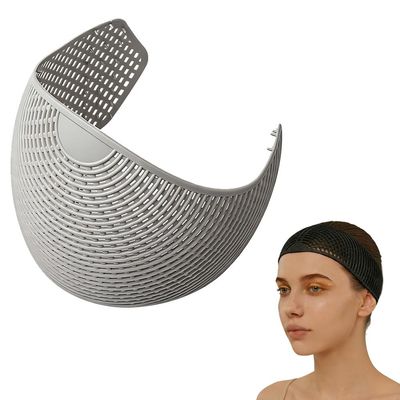 Anti-Slip Hijab Clip, Invisible Headscarf Holder for Women, Nylon Lightweight Portable Headwear Holder for Travel and Daily Wear, Lightweight Non-Slip for Secure Comfortable All-Day Wear (Gray)