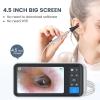 Digital Otoscope with 4.5" Screen and 1080p Camera for Ear Wax Removal in Children and Adults view 3