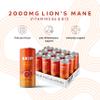 SKP Lions Mane 2000mg Sparkling Blood Orange| High in Vitamin B6 & B12 | Supports Focus and Mental Clarity | Low Calorie, No Added Sugar | Pack of 12 x 250ml view 3