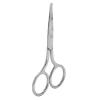 FreshCart Basics Nose Hair Scissors Stainless Steel Precise Trimming Tool for Nose Moustache Eyebrows Beard, Comfortable Grip, for Men Women (MJ-WB090) view 2