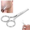 FreshCart Basics Nose Hair Scissors Stainless Steel Precise Trimming Tool for Nose Moustache Eyebrows Beard, Comfortable Grip, for Men Women (MJ-WB090) view 3