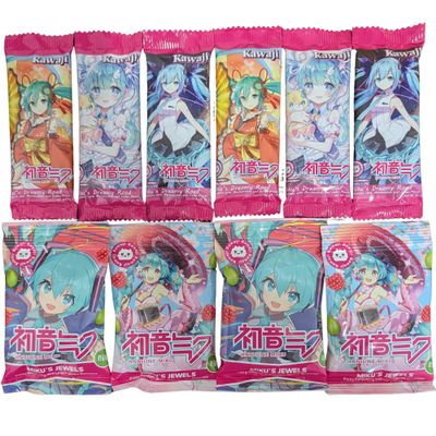Hatsune Miku Snack Box Bundle - 6 Mikus Dreamy Road Chocolate Bars & 4 Mikus Jewels Fruit Gummies - Limited Edition Collectors Set (10 Pack) - Eat One, Keep One Official Merchandise by Kawaji