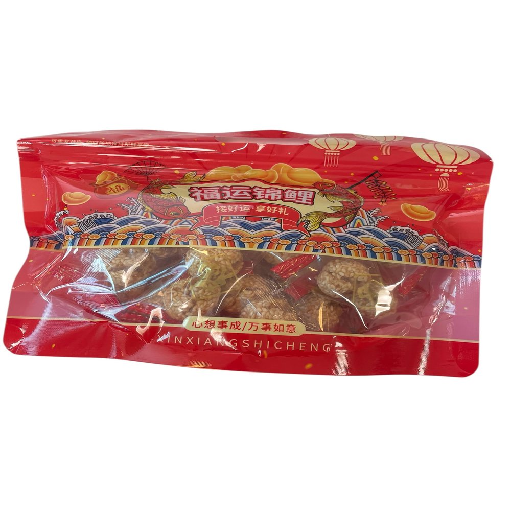 Chinese Sesame Balls Snack 180g Crispy Sweet Sesame Wheat Balls (Asian Snack, Ready to Eat)