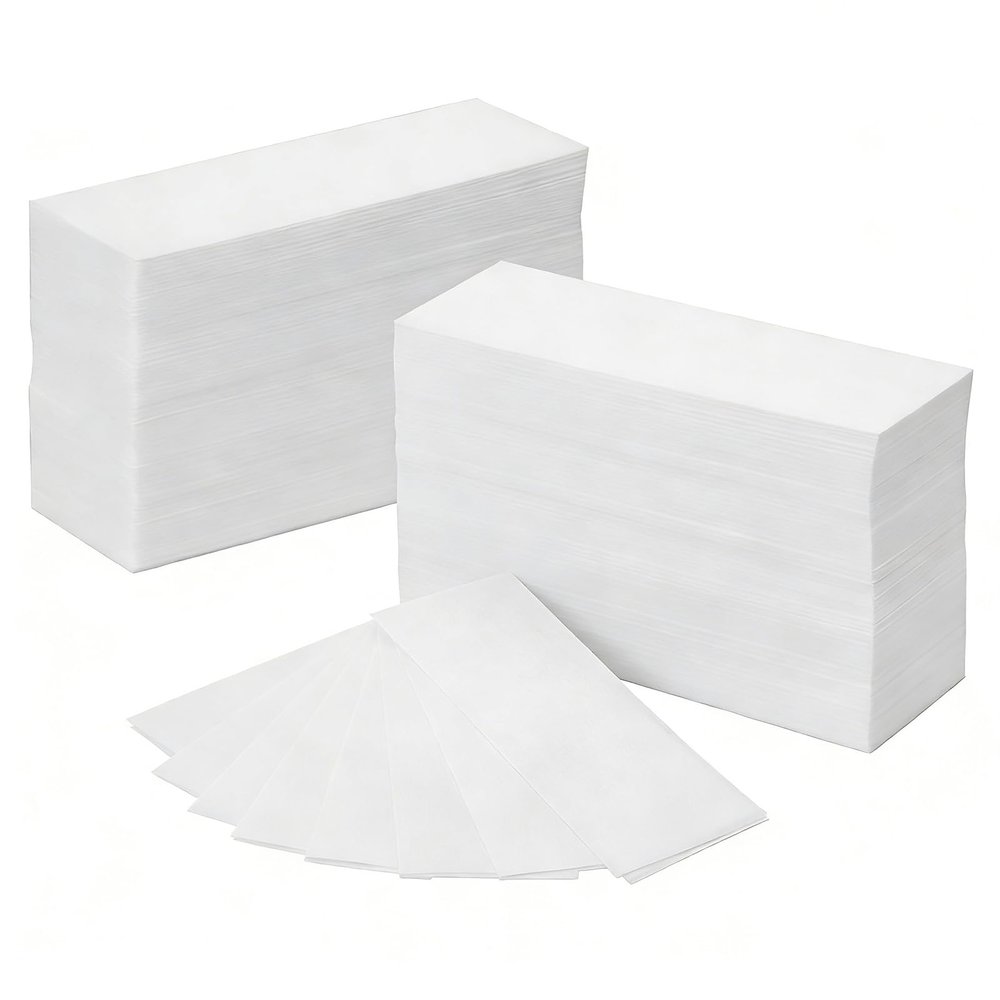 400 Pcs Non-Woven Wax Strips for Arms,facial wax strips for women Men,Strips Non-Woven Epilating Bikini Wax Papers for Arms, Eyebrow Hair, Underarms & Face Hair Removal,Waxing Strips(1.6 x 3.9 Inch)