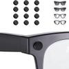 12 Pack LED Light Blocker Covers For Ray-Ban For Meta Smart Glasses, Privacy Camera Lens Shield Stickers For Wayfarer For Skyler Headliner, Ultra-Thin Black Tape Accessories