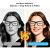 12 Pack LED Light Blocker Covers For Ray-Ban For Meta Smart Glasses, Privacy Camera Lens Shield Stickers For Wayfarer For Skyler Headliner, Ultra-Thin Black Tape Accessories view 3