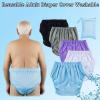 5 Pcs Adult Diaper Cover,Waterproof Plastic Pants for Adults Diapers Covers Washable Reusable Leakproof Panties for Incontinence Underwear(Blue,Small) view 2