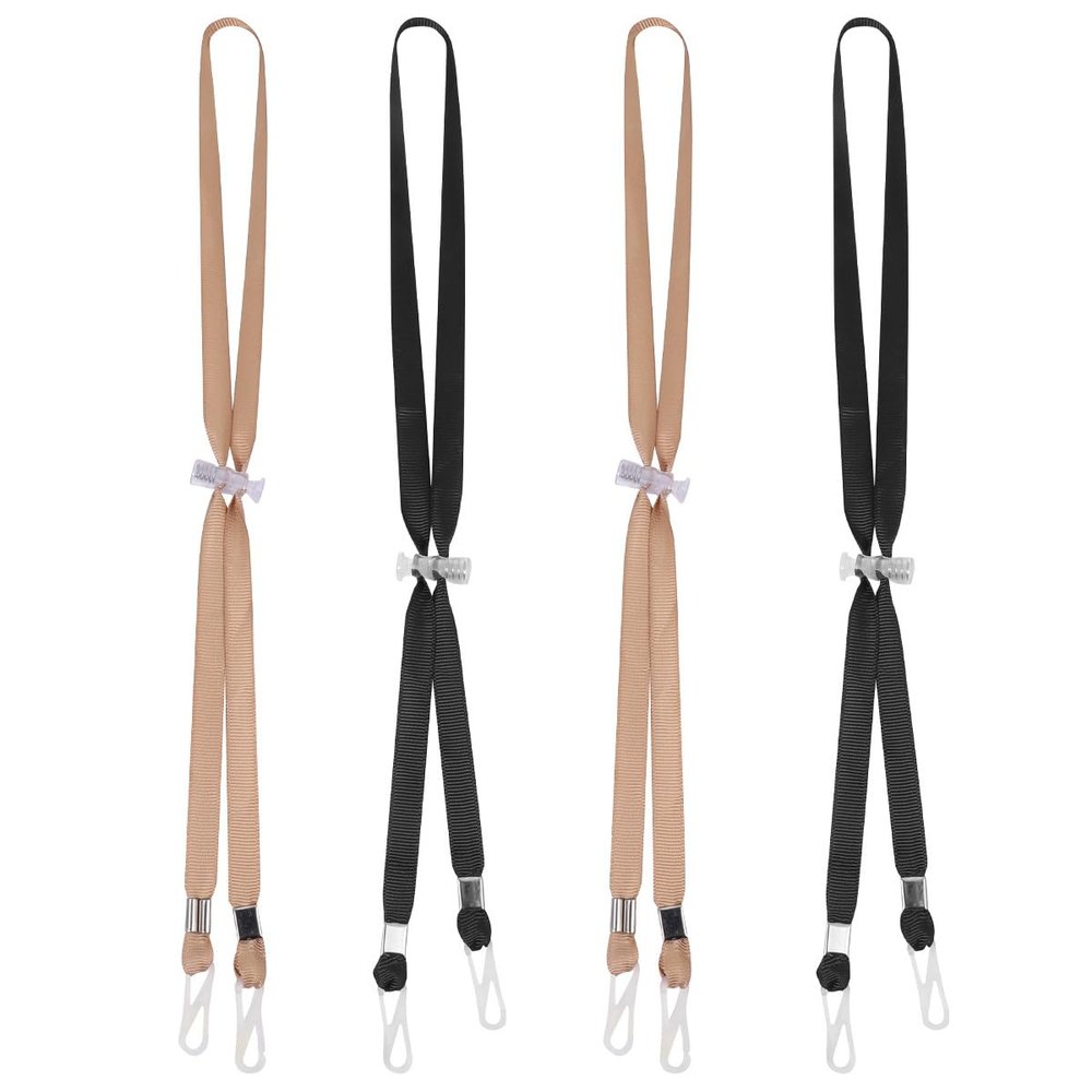FreshCart Basics 4pcs Loss Rope Mask Hat Strap Creative Outdoor Mask Strap Adjustable Cord Fastener and Safety Lanyard