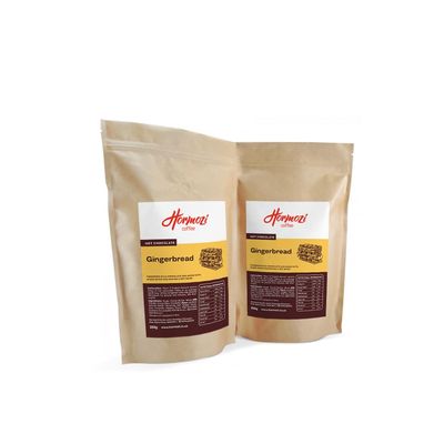 Hormozi Coffee - Gingerbread Gourmet Hot Chocolate Flakes 250g - Rich Creamy Made with Real Chocolate