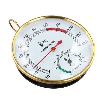 Dual Function Sauna Thermometer Hygrometer with Enhanced Airflow System for Fast and Stable Environmental Readings (1pc)