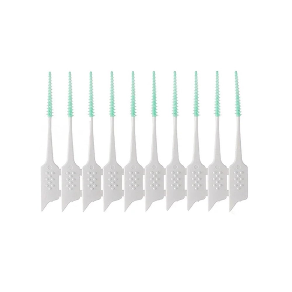 Interdental Brushes 150Pcs/box Cleaning Tools Interdental Brush Rubber Teeth Dental Between Toothbrush Hygiene Care Floss