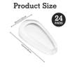 24 Pairs Glasses Nose Pads Silicone,15mm/0.6in Non-Slip Spectacle Nose Pads for Glasses Stick On,Teardrop-Shaped Air Chamber Replacement Nose Cushions for Glasses view 2