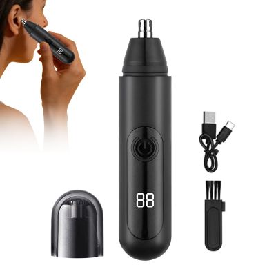Ear Trimmers Rechargeable Waterproof Hair Trimmer Kit Ear Nose Hair Trimmer for Men Women Home Travel Vacation Road Eyebrow Face Hair Removal