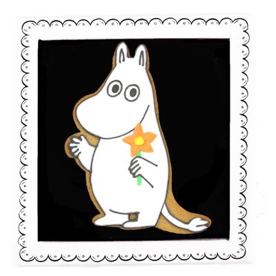 Biscuiteers Moomintroll Letterbox Biscuit