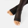 CALZITALY PACK 1/2 Pairs Open Toe Graduated Compression Socks for Women 70 DEN, Flight Socks for Men and Women, Toeless Medical Support Socks 10-14 mm/Hg (Pack - 2 Pairs Black, XS/S) view 4