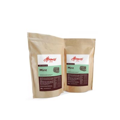 Hormozi Coffee - Mint Gourmet Hot Chocolate Flakes 250g - Rich Creamy Made with Real Chocolate
