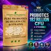 Pure Probiotic Capsules 182 Billion CFU | Clean 6 Strains | Probiotics for Women and Men | Crown Supplements UK (360 Capsules) view 4