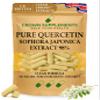 Pure Clean Quercetin 98% Extract Capsules | Clean Formula Supplement | Crown Supplements UK (90 Capsules) view 1