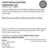 BG 500g Candy Necklaces Favourite Fun Old Fashioned Sweet Shop Candies Retro Pick & Mix Sweets - Candy Necklaces 500g view 2