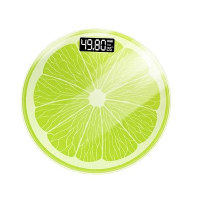 AMUSLESUR Precise Digital Body Weight Scale Sturdy Tempered Glass, Compact Size for Home Use, Electronic Measurement for Health Monitoring, Rounded Corner Safety Design