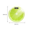 AMUSLESUR Precise Digital Body Weight Scale Sturdy Tempered Glass, Compact Size for Home Use, Electronic Measurement for Health Monitoring, Rounded Corner Safety Design view 2