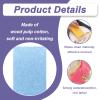 12 Pack Pop Up Sponges, Compostable Sponges, Biodegradable Non-Scratch Reusable Dish Sponge, High Absorbency Cleaning Pads for Kitchen, Pots, Pans, Sinks - Soft, Durable(Pink, Green, Blue, Yellow) view 3