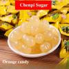 3 flavors of fruit hard candy, Sweet and sour plum candy, orange candy, Chinese classic guava candy, Fruit snacks, Preserved fruits, Mixed fruit flavor candy gift pack, Gummies (100g,Orange candy) view 2