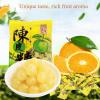 3 flavors of fruit hard candy, Sweet and sour plum candy, orange candy, Chinese classic guava candy, Fruit snacks, Preserved fruits, Mixed fruit flavor candy gift pack, Gummies (100g,Orange candy) view 4