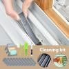 Window Cleaning Brush, 16X/Set Sliding Door Track Cleaner, Creative Cleaner Brushes Tools, Multifunction Corner Crevice Cleaning Brushes for Sliding Door, Sill, Tile Lines, Shutter view 3