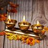 CNAINC Small Cow Ghee Diya for Puja, Wax Free & Vegan Ghee Batti/Wicks/Jyot for Puja Aarti, Daily & Ready to Use (Pack of 1, Yellow, 100 Pcs) Pack of 2 view 2