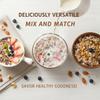No Sugar Hot Cereal Mix Earthy Five Black Grains Porridge (Black Sesame, Black Rice, Black Beans), 1kg Bucket, Just Add Hot Water & Steep view 2