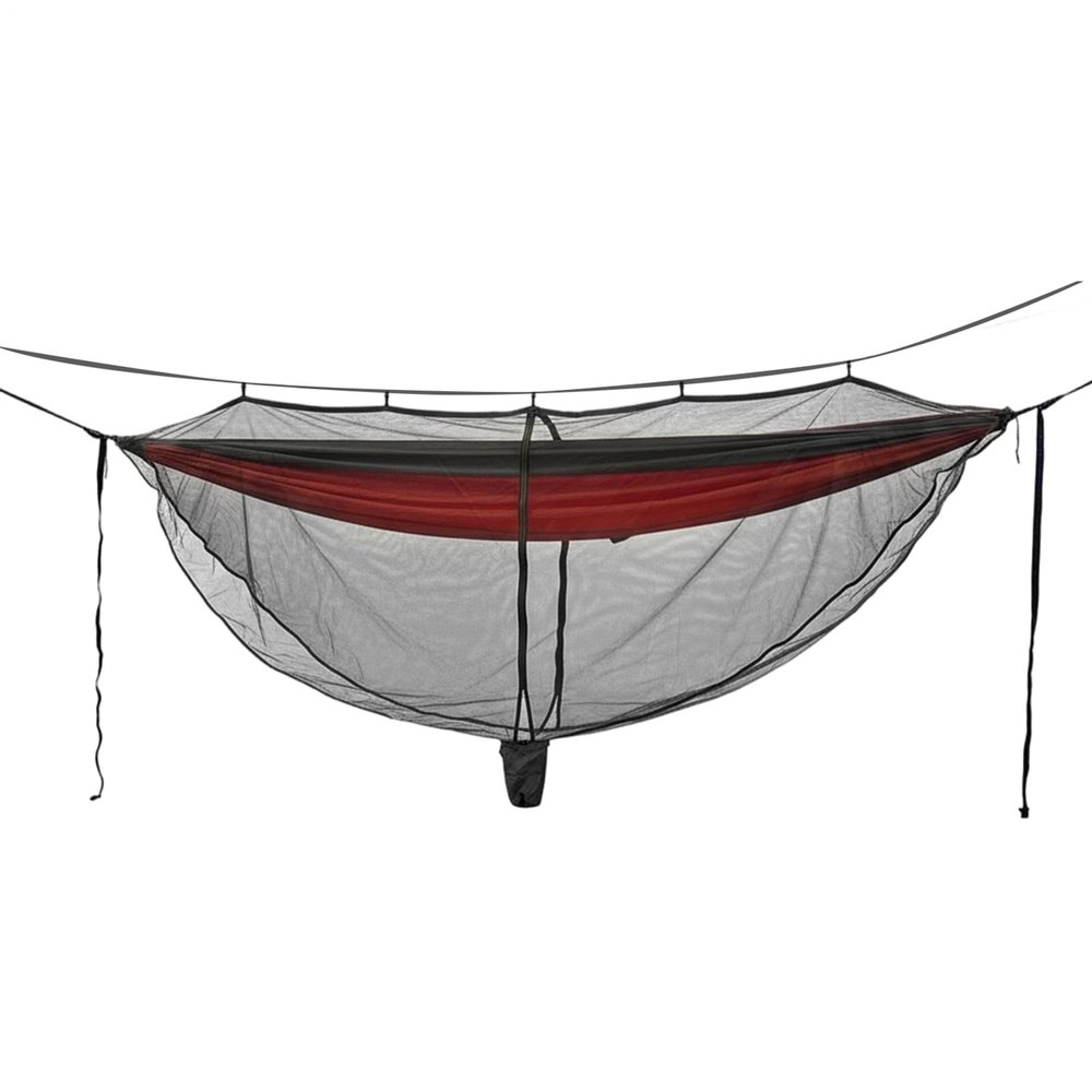 360 Full Coverage Hammock Fly Net, Lightweight Separate Fly Net, Portable Hammock Mesh For Camping, Backpacking, Hiking, Travel (340x140CM)