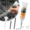 Mirriverse Dishwasher Basket Repair Glue 50ml Grey, Liquid Rubber Kit with Nozzle Spatula 2 Brushes, Silicone Sealant Waterproof Rust-Proof view 1