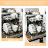 Mirriverse Dishwasher Basket Repair Glue 50ml Grey, Liquid Rubber Kit with Nozzle Spatula 2 Brushes, Silicone Sealant Waterproof Rust-Proof view 4
