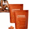 Skin Tanning Gummies,Beta-C-arotene & L-ycopene Blend,Beauty Routine Gummy Format,Enhancing Natural Skin Tone (2 Bag) view 1