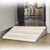 Door Threshold Ramp for Wheelchair and Pet Access, Non-Slip Solid Wood Design for Step and Garage Use view 3