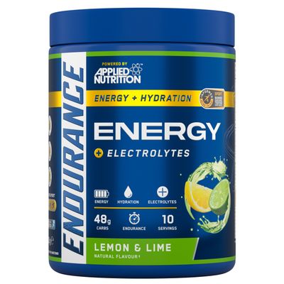 Endurance Energy Drink Powder High in Carbohydrates and Electrolytes Quick Energy for Performance Sports (500g - 10 Servings) (Lemon & Lime)