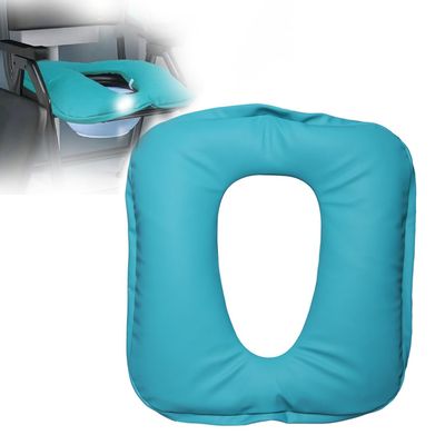 Commode Seat Cushion Thick Pad for Toilet Chair and Wheelchair - Comfortable Support for Seniors, Tailbone Relief for Bedside Toilets
