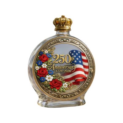 2026 Anniversary Whisky Bottle for 250th Anniversary - Elegant Expression of Pure Joie de vivre Memorable Pleasure Moments with High-Quality Whisky (Red, 20 cm)