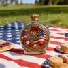 2026 Anniversary Whisky Bottle for 250th Anniversary - Elegant Expression of Pure Joie de vivre Memorable Pleasure Moments with High-Quality Whisky (Red, 20 cm) view 2