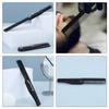 Abaodam Foldable Pocket Comb Folding Design, Plastic and Acrylic Material with Keyring Mirror for Men, Comfortable to Hold Small Square Shape for Travel and Trip Use view 3