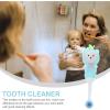 HOMOCONO Kids Toothbrushes for Gentle Care of Teeth and Gums with Soft Silicone Bristles 2pcs Bear Shape Design for Sensitive Teeth Cleaning Suitable for Toddlers and Children Ages 0-9 view 3