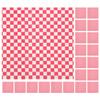 ibasenice 50 Sheets Food Paper Sheets Sandwich Wrapping Paper Pink Greaseproof for Family Kitchens and Restaurants view 1