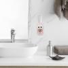 Garneck Cartoon Plastic Toothpaste Dispenser Adorable Bunny Shape Wall-Mounted Bathroom Toothpaste Holder Squeezer for Bathroom Routine view 4