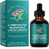 Lymphatic Drainage Drops, Support Supplement, 2 FL OZ - Natural Lymphatic Cleanse & Immune Support view 1