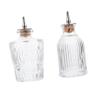 PATKAW Vintage Glass Bottles Cocktail Mixing Set with Leak-Proof Seal, Removable Glass Plug, Household Bitter Bottles for Kitchen Storage, Set of 2 view 1