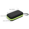 Alipis Shockproof Bag for Portable Eva Protective Case with Lanyard Black and Green Suitable for Home Use view 2